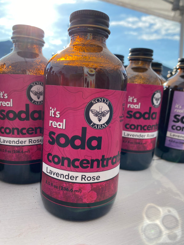 Lavender Rose Soda Concentrate