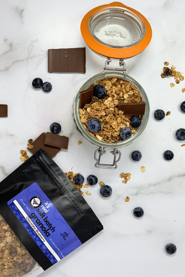 Chocolate Blueberry Soft-Batch Granola